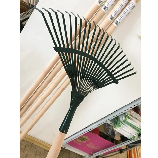 
Factory supply garden tools Wholesale wooden stick garden rake wooden handle leaf rake 