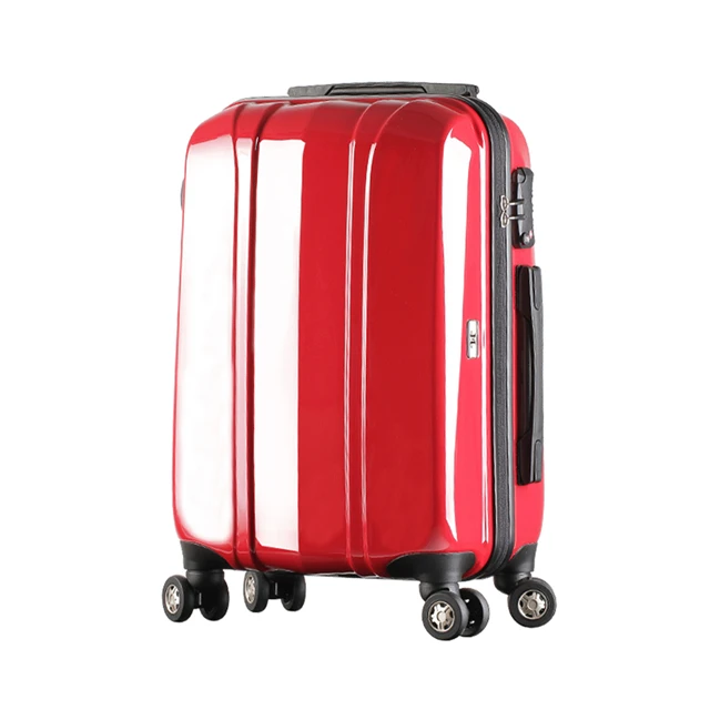 

Smart Travel Luggage ABS PC Fashion Luggage Suitcase luggage sets on wheels, Pink/black/silver