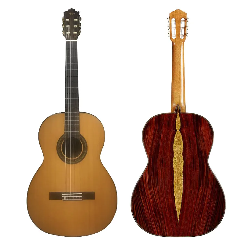 

Aiersi brand Traditional Spanish Handmade Guitar Nylon String All solid body cocobolo Classic Guitar for concert