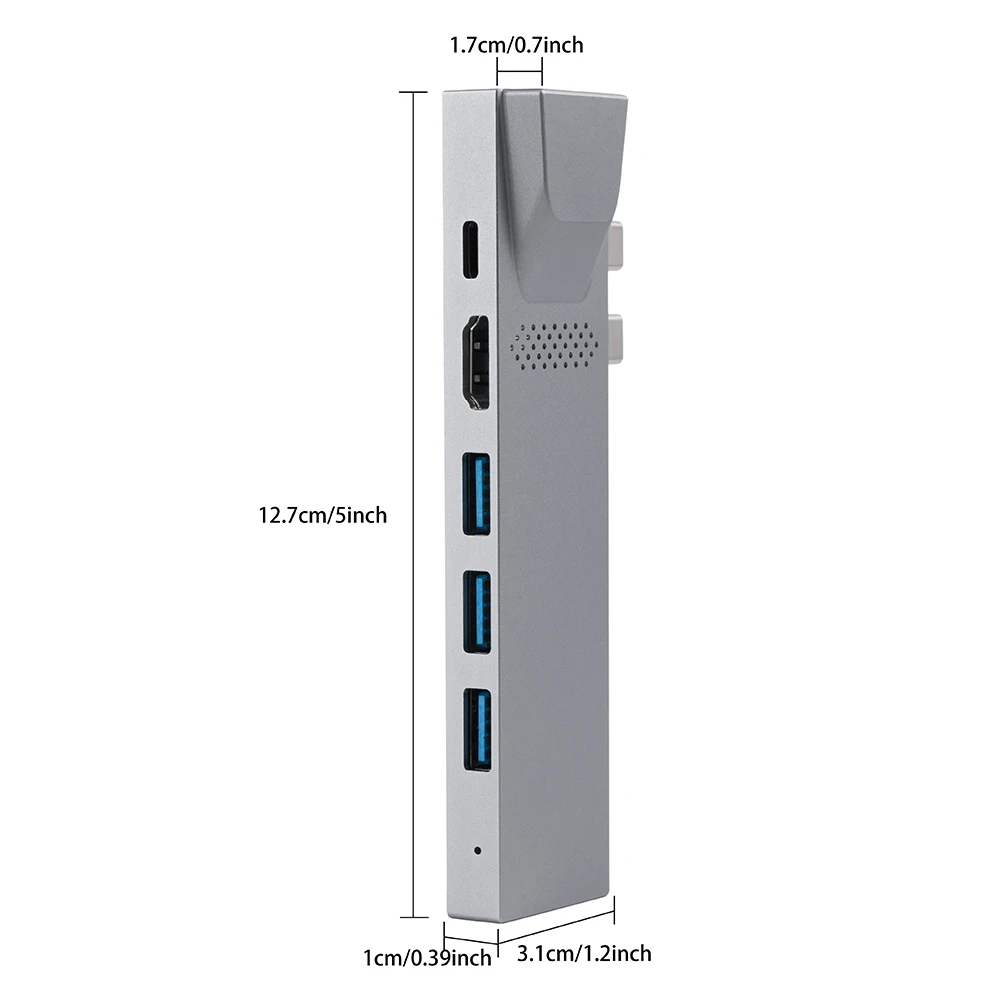 

8 in 2 USB-C Hub to USB 3.0 Conve Aluminum USB Type C Hub