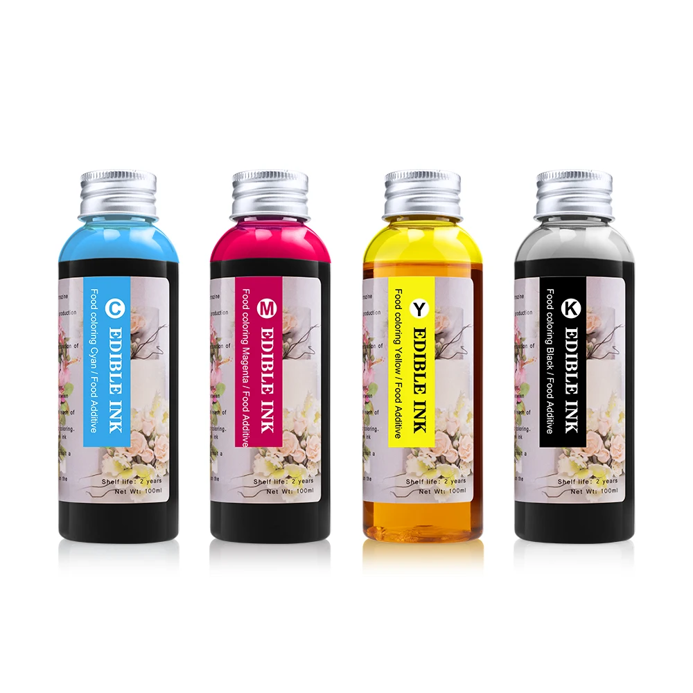 

Ocinkjet 100ML/Bottle 4 Colors Refill Edible Ink For Canon IP7270
