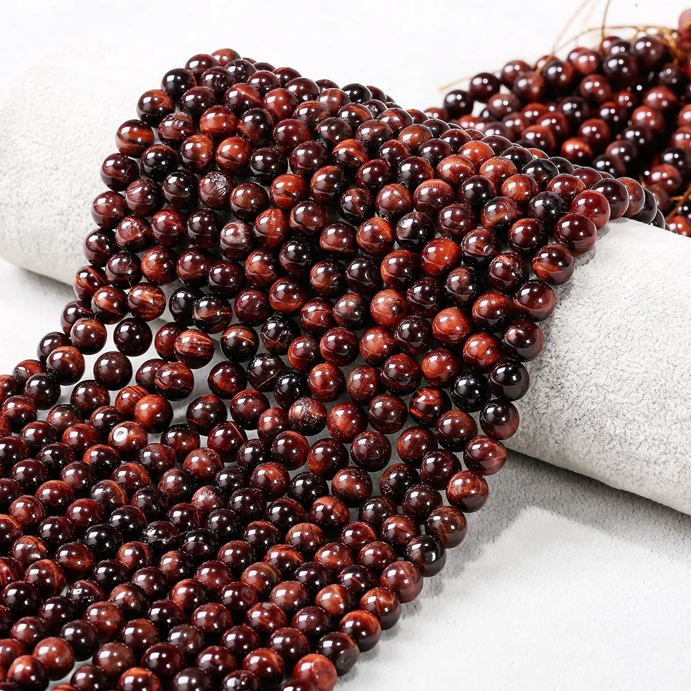 

Natural Color Genuine Poppy Japer Beads,Real Gemstone Loose Beads Findings,Yiwu Jewelry Making Supplier