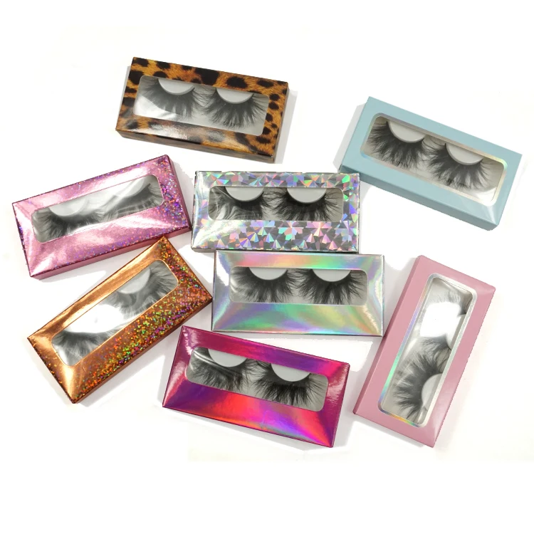 

25mm mink eyelash with packaging eyelash vendor 25mm 25mm fluffy mink eyelash