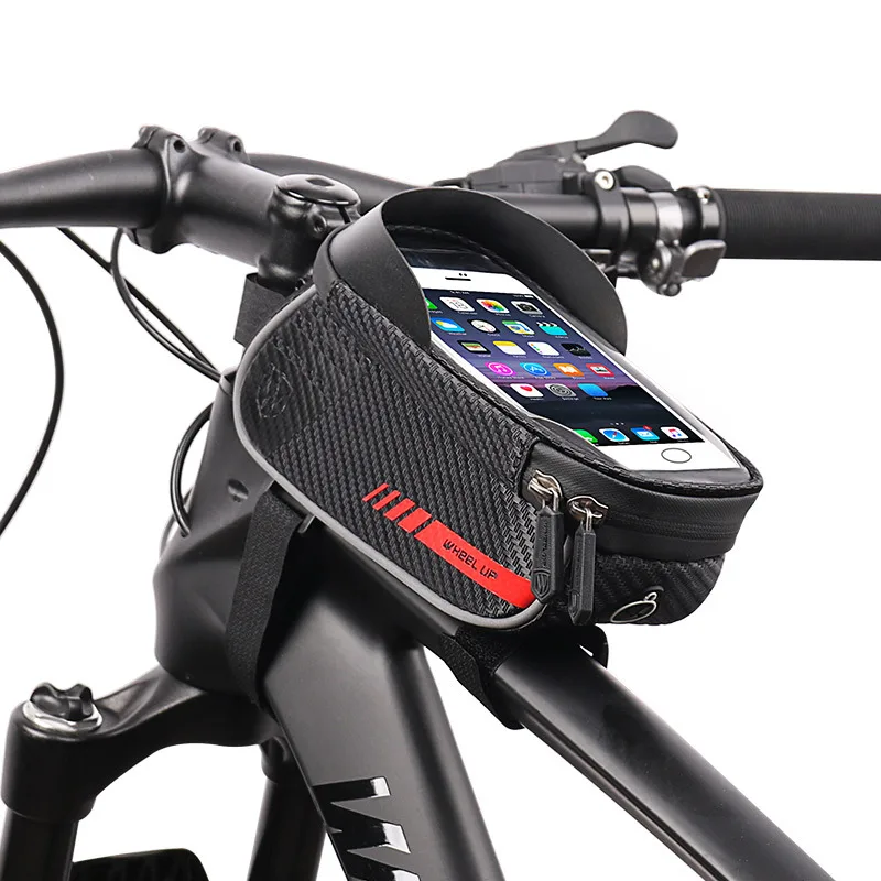 

New Design Cycling Frame Front 6.2 Phone Case Mount Pack Rainproof Frame Bag Bike Accessories