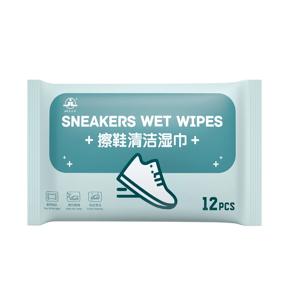 

Free Sample Wholesale high quality individual packaging sneaker wipes Wet Wipes sports shoe wipes