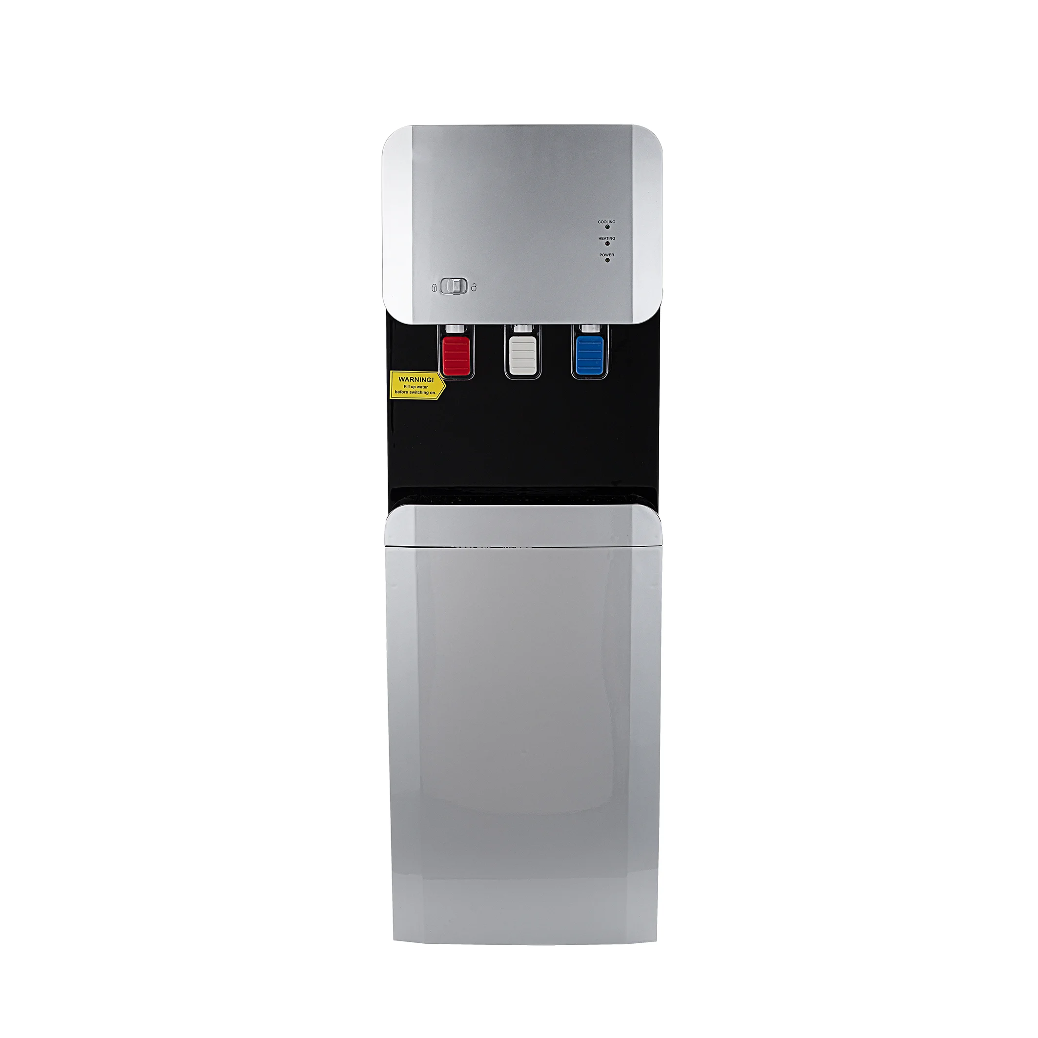 3 Taps Hot Warm Cold Water Softener Plastic Water Dispenser Bottleless ...