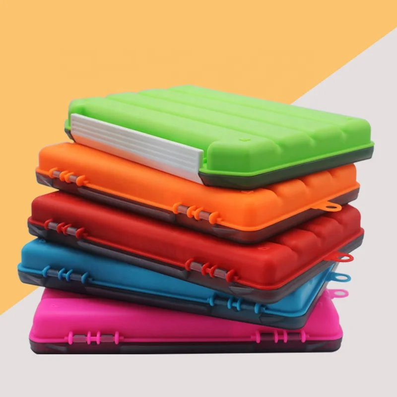 

Factory supply multifunctional DIY single-layer insert bait box tool bait accessories storage box fish hook box, 6 colors