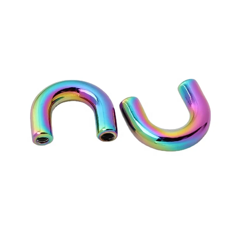 

Nolvo World High quality bag hardware accessories  3/8'' Rainbow U-shaped screw arch bridge