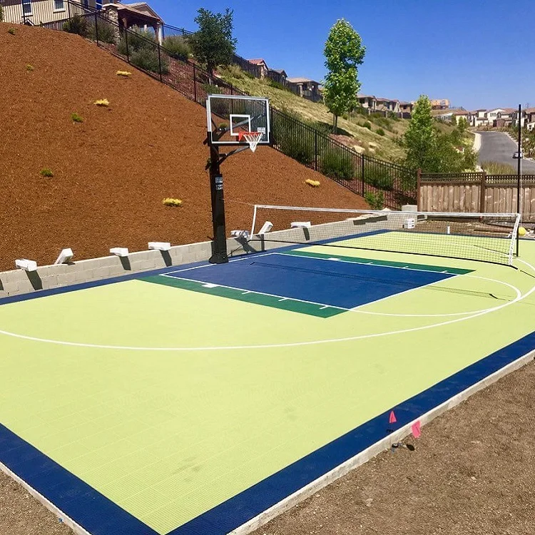 

2021 NEW arrival 25x30 feet customized backyard basketball court outstanding quality easy to assemble hot sale