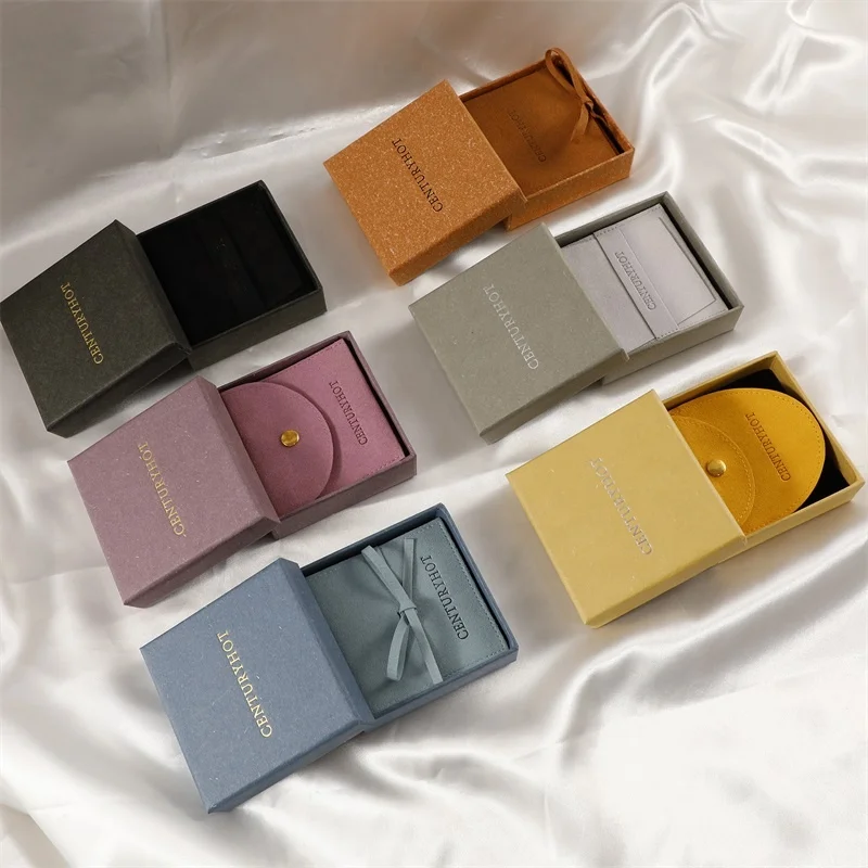 

Custom 9*9 Jewellery Box 8*8cm Jewelry Pouch Microfiber Jewelry Pouch Jewelry lid Box Necklace Earring packing Box