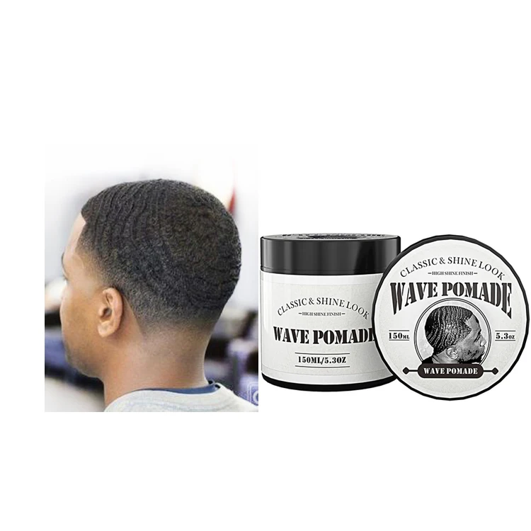 

Nubian King Brand Private Label No Build-Up Strong hold Wave Pomade For African Natural Hair, Can customize colors