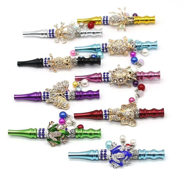 

Wholesale Metal Cristal Cigarette Accessories Weed Water Smoking Pipe