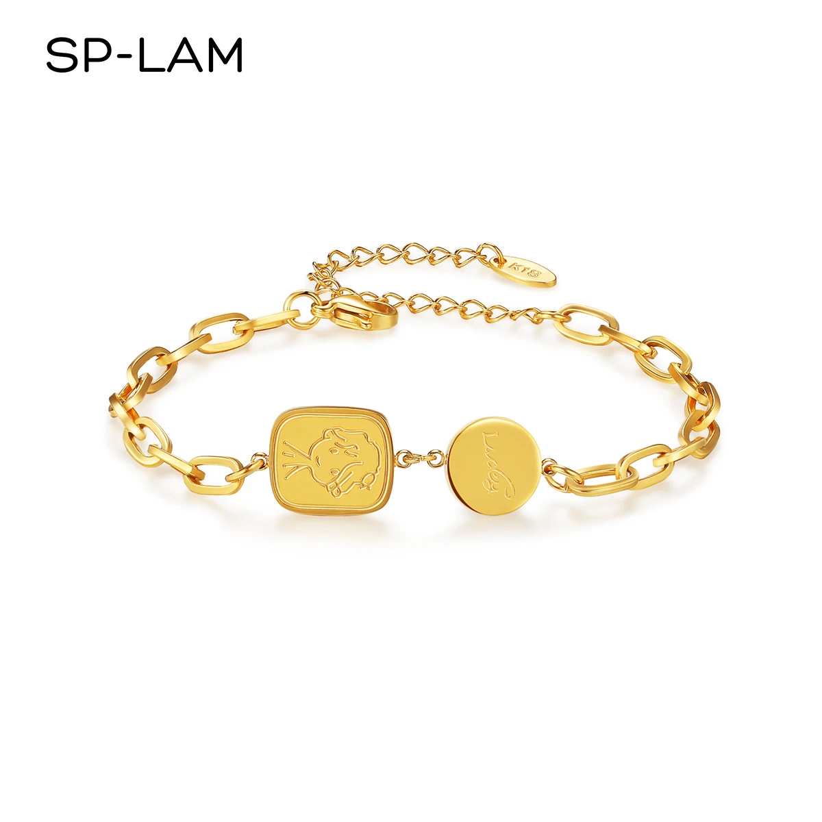 

SP-LAM Cute Charm Women Desinger European Female Jewelry Fashion 2021 Designer Bracelet