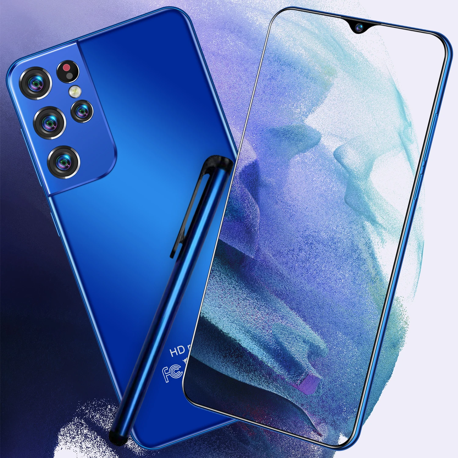 

2021 new arrival Hot sale Original 6.7 s21+ mobile phone 16GB 512GB 6500mAh 4G 5g unlock Smart phone, Black blue gold