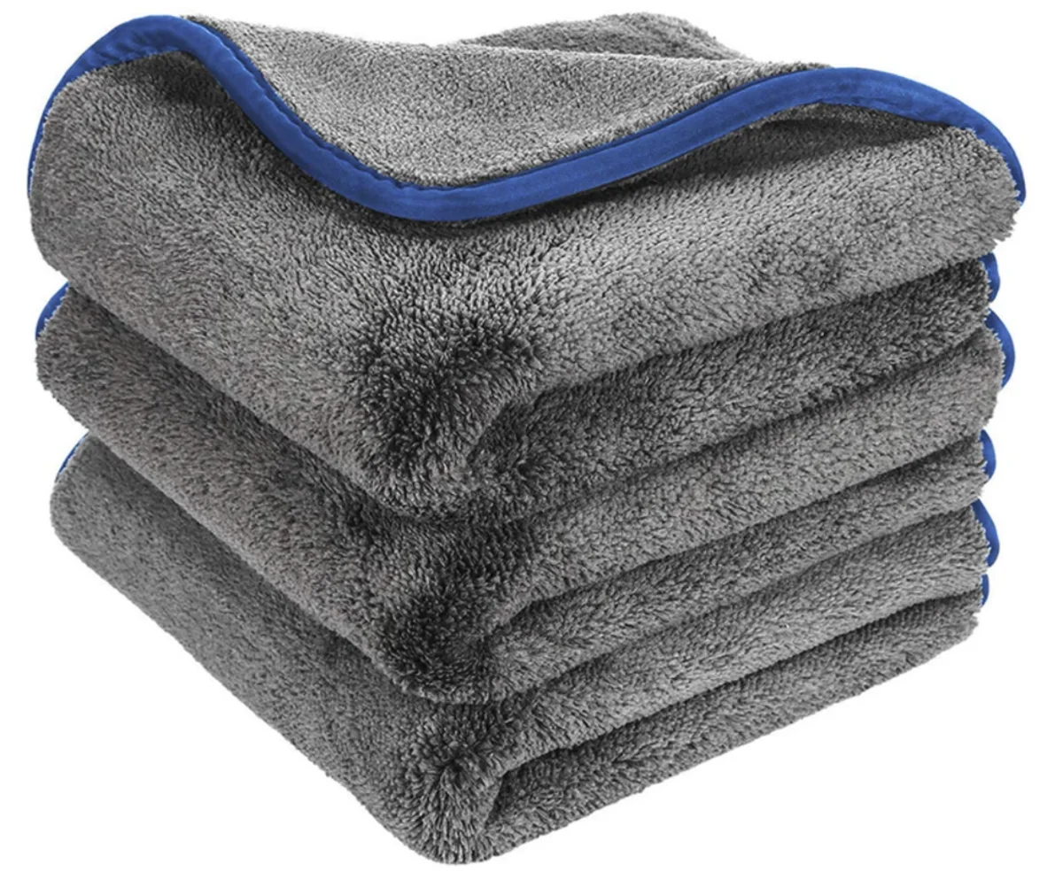 

Premium 1200gsm Coral Fleece Car Detailing drying towel Thick Plush microfiber Car Cleaning Wash Towel Detailing Drying Cloth