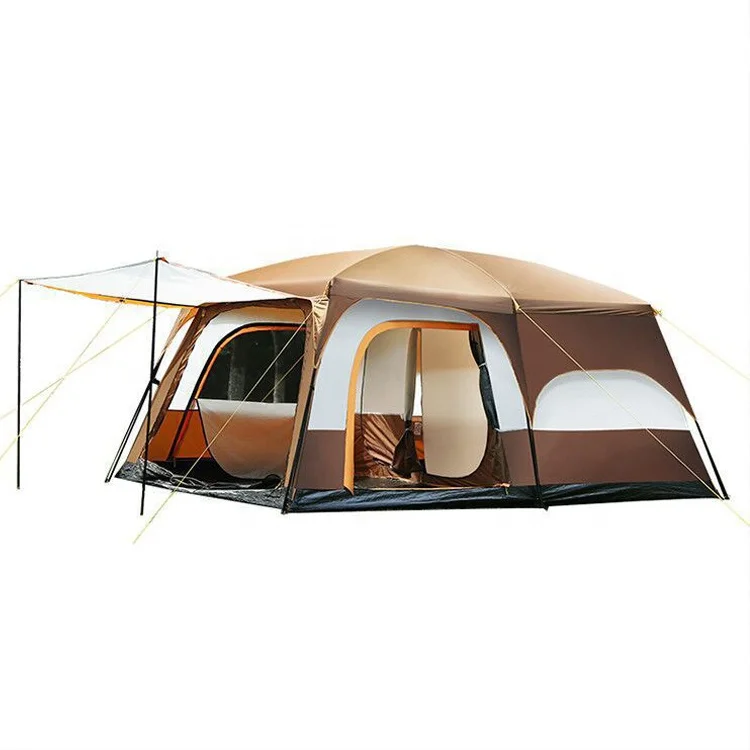 

8-12 person Luxury Large Dome Family Waterproof Folding three rooms Outdoor Camping Tent