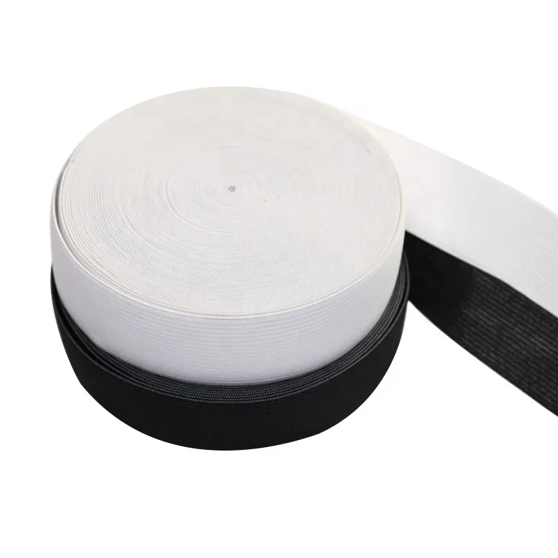 

Hot Sale Elastic Spool Black/White Heavy Stretch High Elasticity Elastic Band For Hat