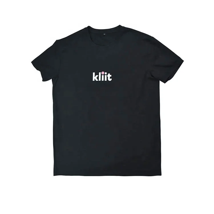 

New Design Custom Screen Printing Logo O Neck Cotton and Spandex T Shirt