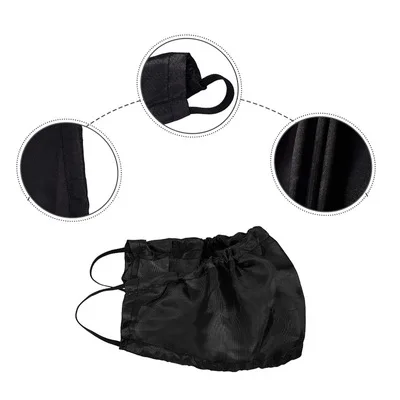 

HOT SALE Mens Beard Covers Adjustable Facial Beard Apron Guard Beard Rag, Black