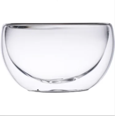 

wholesale custom clear glass soup punch bowl and spoon set, Customized color