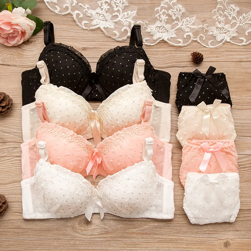 

2021 Wholesale 2 piece women lingerie underwear panties and bra set seamless plus size bra and panty set, Picture shows