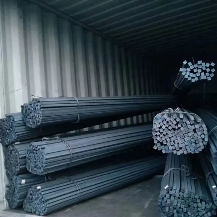 Hot Rolled Carbon square Steel bar S235JR S275JR 60mm 65mm Solid bar for Metal Forging Raw Material