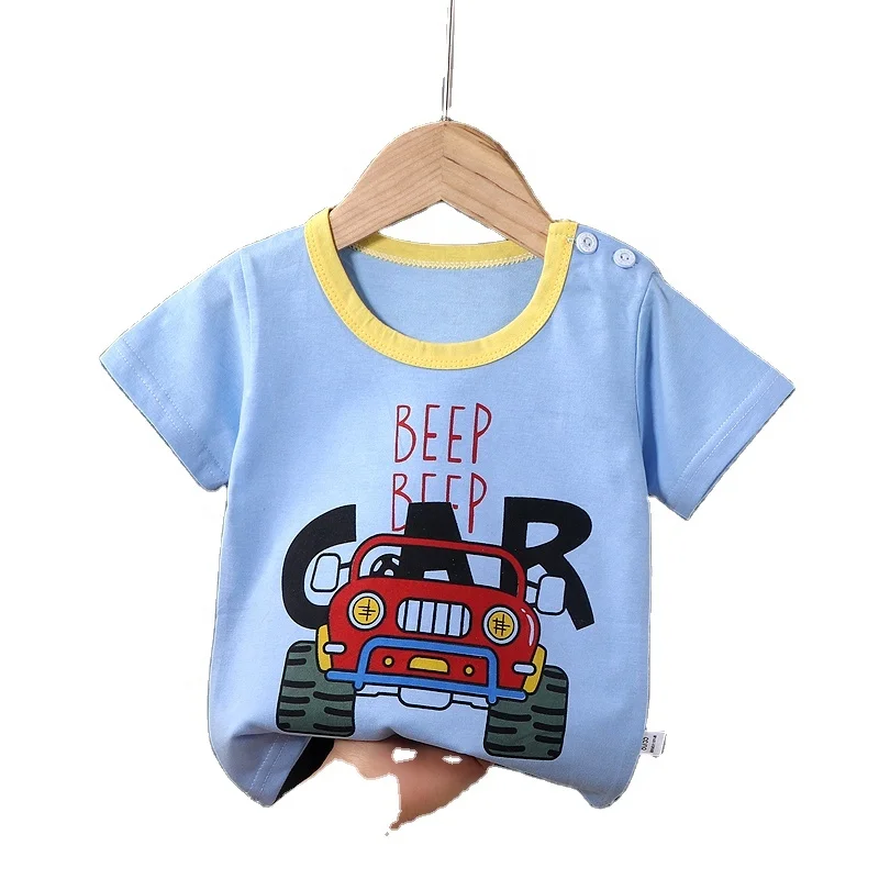 

Suit Breathable Two Piece Sets Short Sleeved Casual 2022 Cheap Children Kids Summer Cotton Item Time Lead Organic Pajamas Type, Picture shows