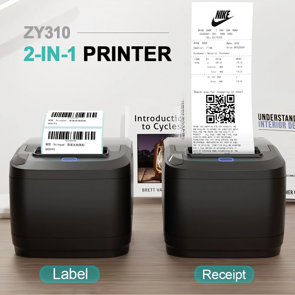 

ZYWELL 3inch thermal barcode sticker printer Impresoras de etiquetas bluetooth label printer