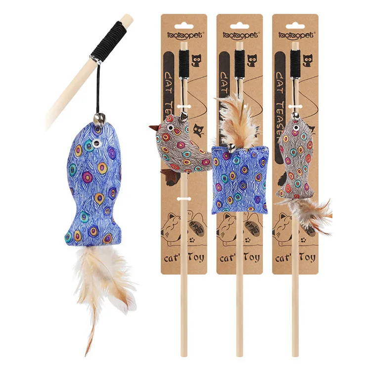 

High Quality Funny Cute Cat Teaser Stick Cat String Toy