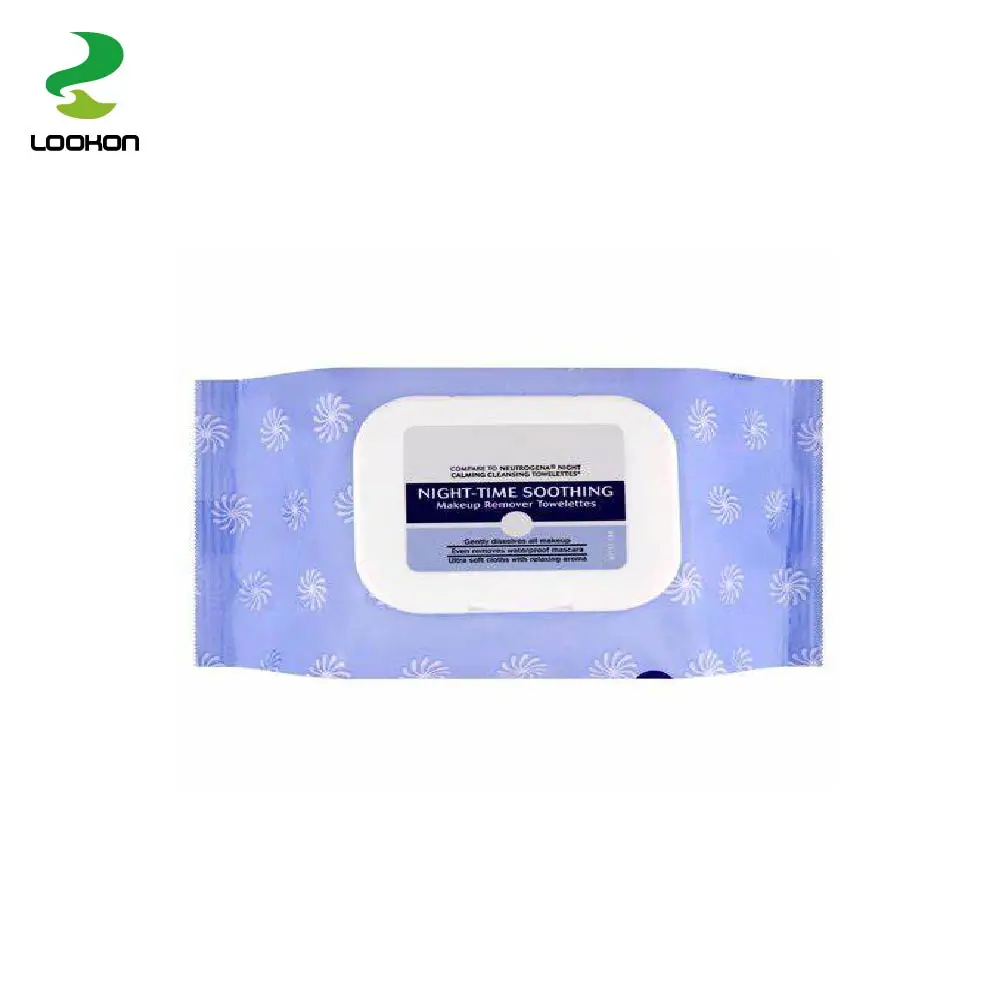 

Lookon Cleansing Feminine Female Hand And Face Refreshing Facial Body Make Up Wipes Oil 60 Travel Pack