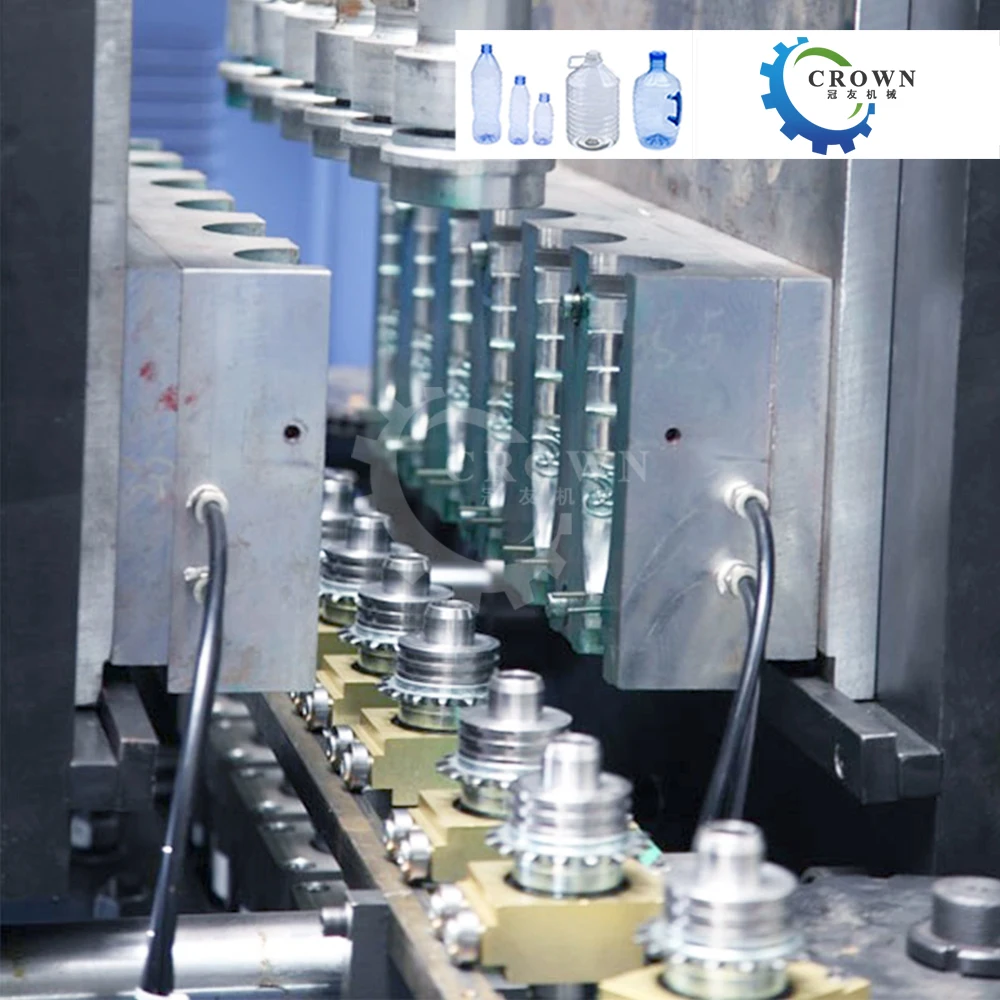 
2 4 6 Cavity Automatic PET Plastic Bottle Making Blow Moulding Blowing Machine Price 