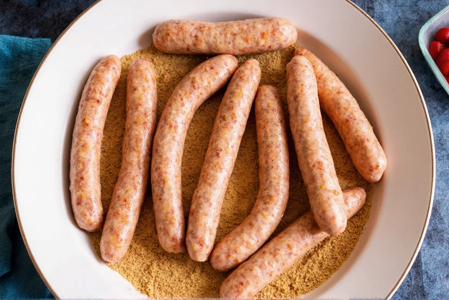 Commercial seasoning packets for chicken sausage