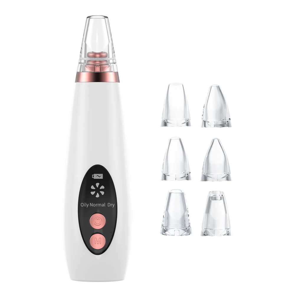 
Electric facial cleaner comedone extractor tool kit nose pore suction blackhead remover vacuum 