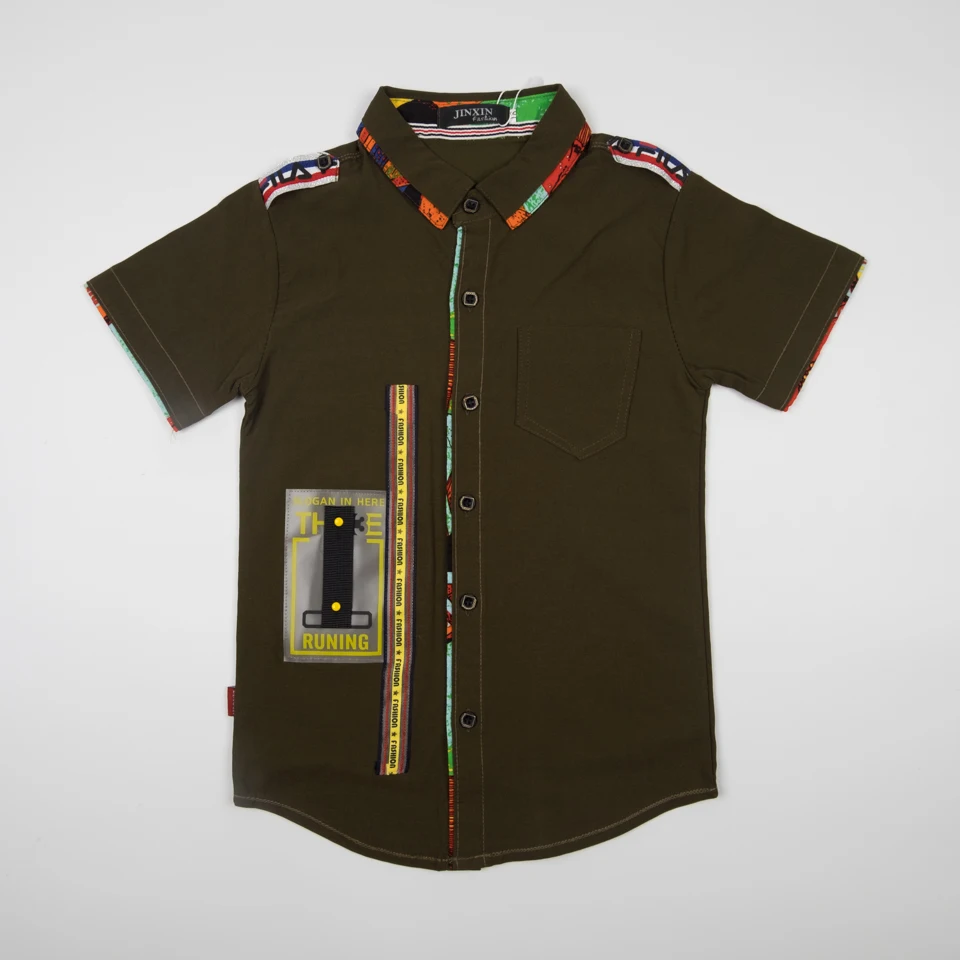 
Fashion Boy Japan Casual Quantity Summer Top Cotton China Oem Customized Clothing Kid Shirt 