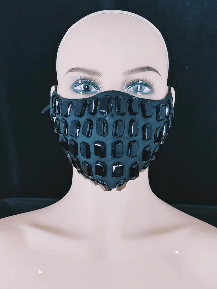 fashion face mouth mask art mask unisex with adjustable earloops