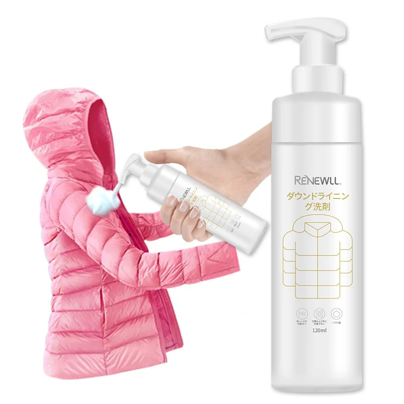 

Waterless cleaner Down jacket dry cleaning agent Down jacket cleaner, White