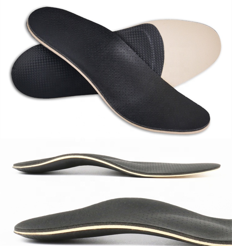 

ORTHOCUSHION P21 plantar faciatus insoles thermoplastic orthopedic custom orthotics, Black