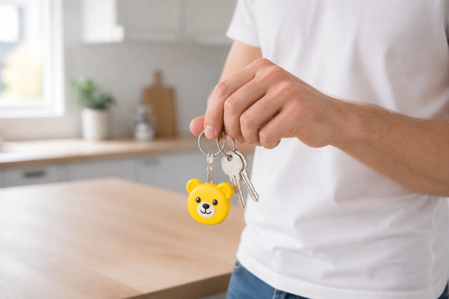 Lifestyle keychain with keys
