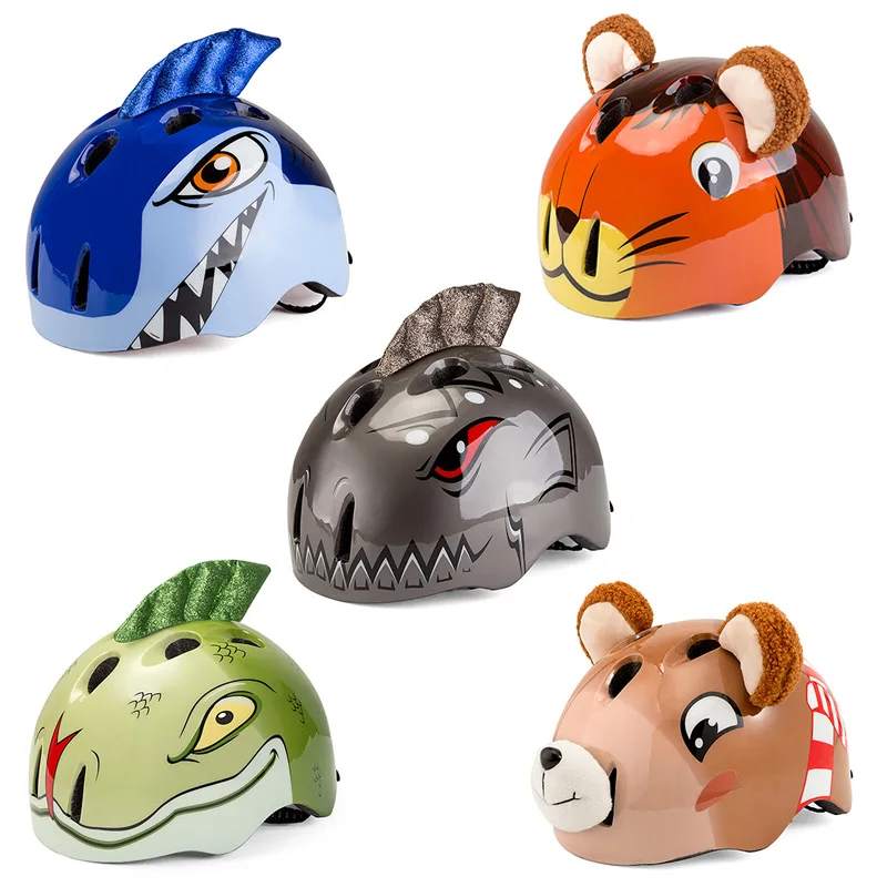 

Children Novelty Helmet Cartoon Animal Kids Safety Sports Scooter Roller Skate Bike Cycling Helmet
