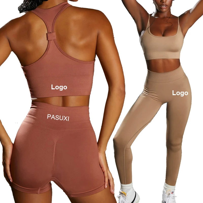 

In Stock Custom Sports Ladies Gym Yoga Suit Activewear Workout Clothing Women Active Wear Yoga Set, As picture