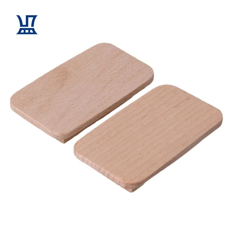 

BQLZR Free Shipping 4Pcs Pull Wood Handle Square Wooden Cabinet Drawer Handle Cabinet Hardware Handle