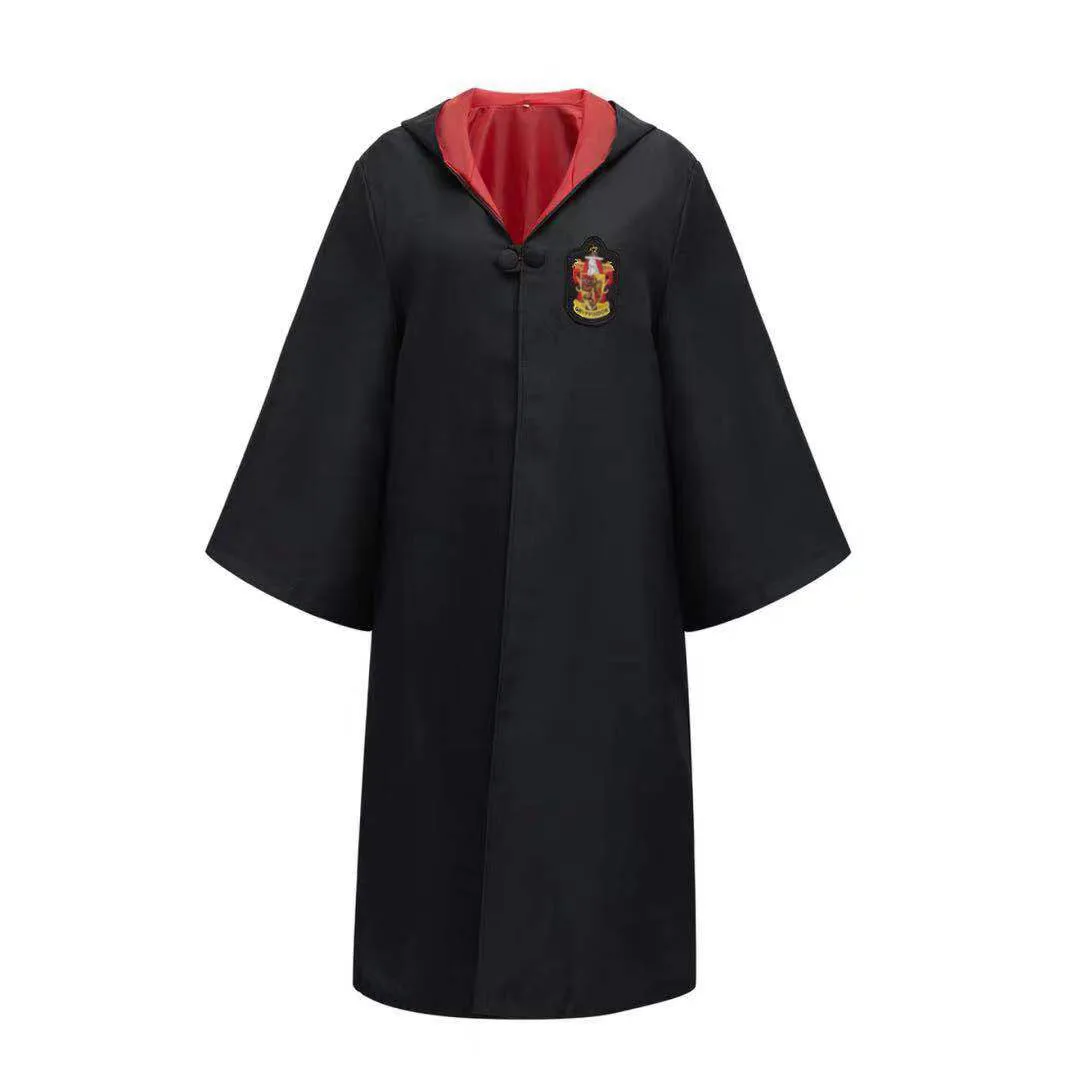 

Hot Sale Halloween Party Movie Harry Role Play Cosplay Costumes for Potter Hogwarts Wizard Robe, Picture shown