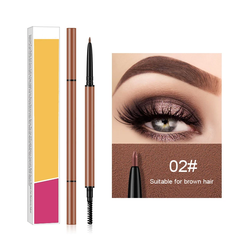 

New Product Waterproof Custom Logo Private Label Eye Brow Eyebrow Pencil With Brush