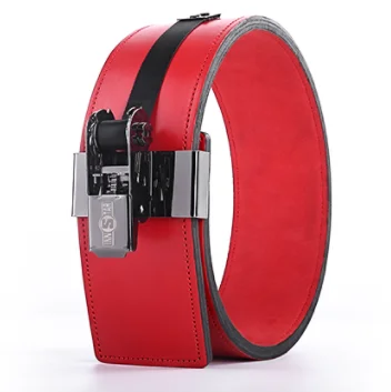 

drop shipping e-commerce dropshipping power leather power lifting belt, Red/black