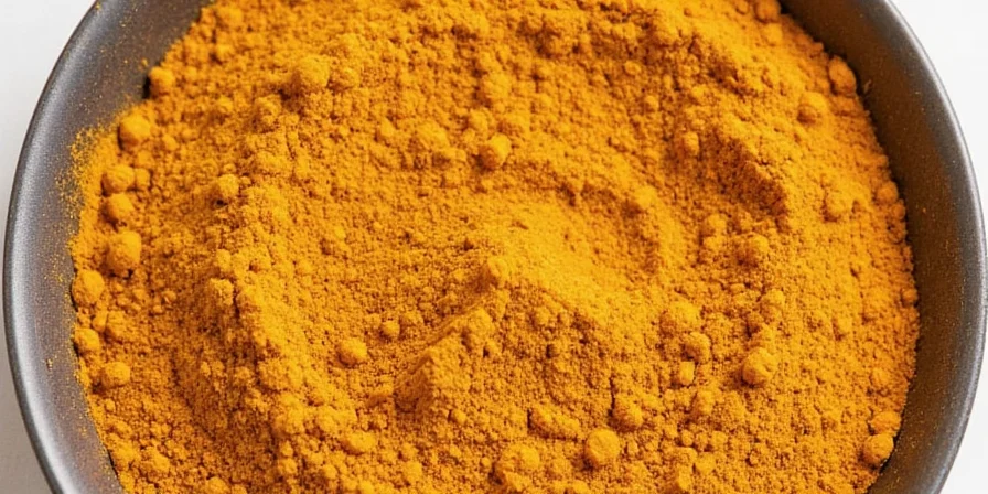 Measuring spoons with curry powder