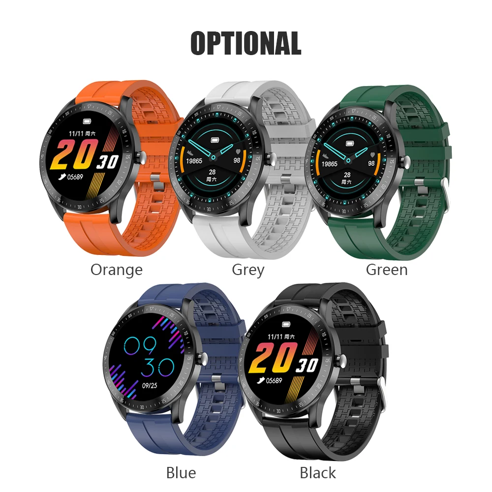 

Smart Watch Heart Rate Watches Blood Pressure Detecting Sleep Sedentary Reminder Fitness Tracker Smartwatches Sports Men Women