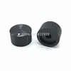 Black Aluminum Alloy Potentiometer Amplifier knob Switch Cap 25MM * 16MM hole 6MM Hexagon Socket Screw