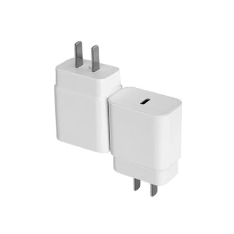 

18W PD Fast Charger Type C USB-C PD Adapter Usb Wall Charger 18W PD Set with Cable for iPhone 11 Pro Max, White