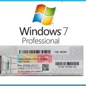 Version Windows 7 Pro COA Sticker