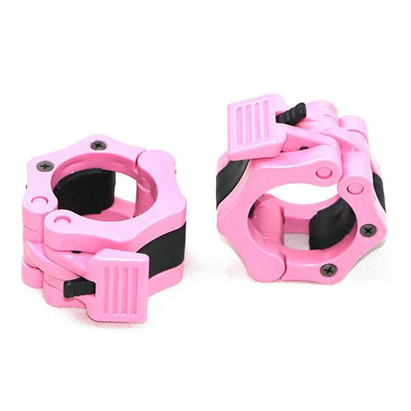 

Austrian bar chuck OB47/60/72/86 barbell bar barbell plate plastic buckle circlip card set 50MM, Pink